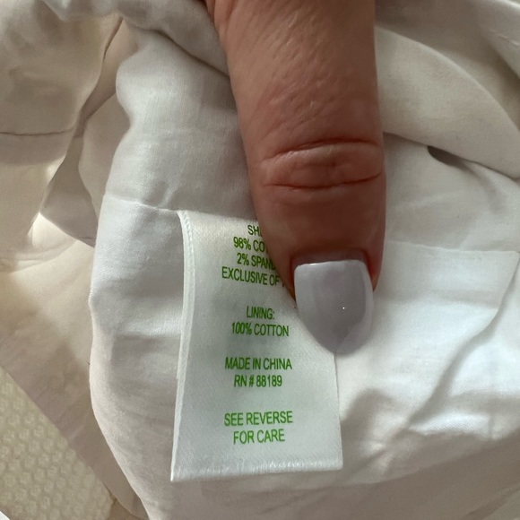 Lilly Pulitzer Jane Shift Dress in White and Gold 00 - Picture 7 of 9